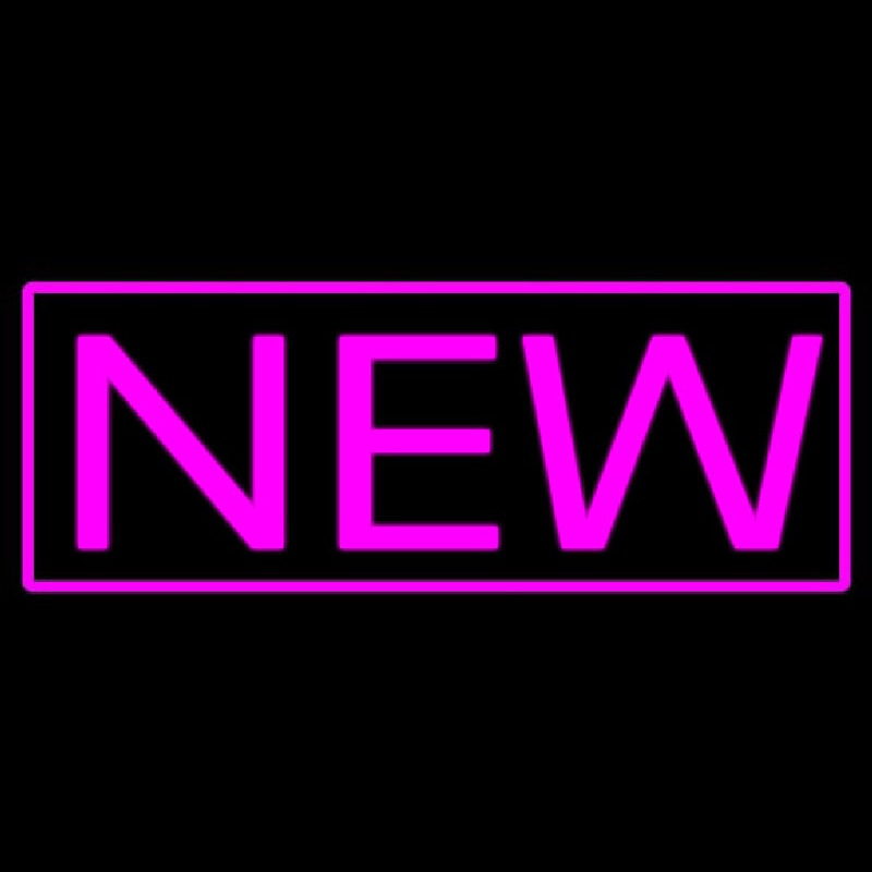 Pink New Border Neonskylt