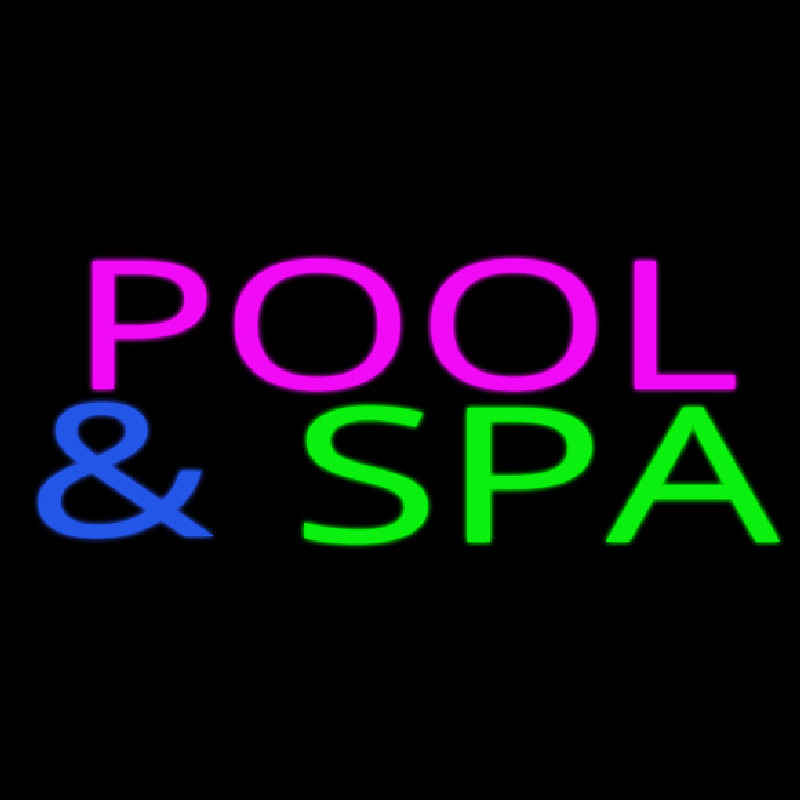 Pink Pool And Spa Neonskylt