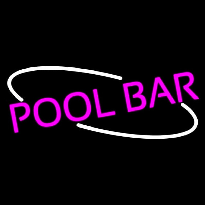 Pink Pool Bar Neonskylt