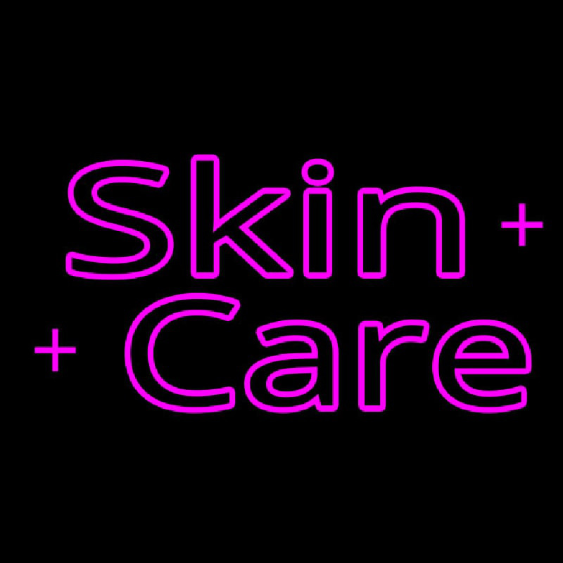 Pink Skin Care Neonskylt