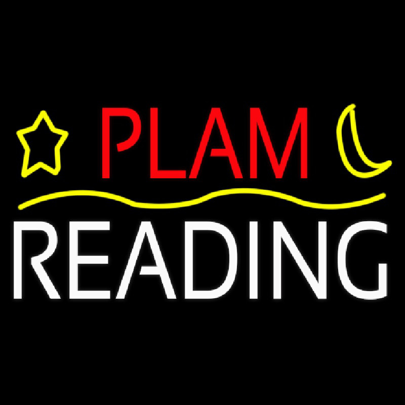 Plam Reading Neonskylt