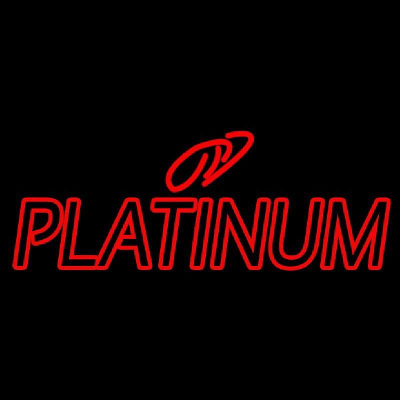 Platinum Neonskylt