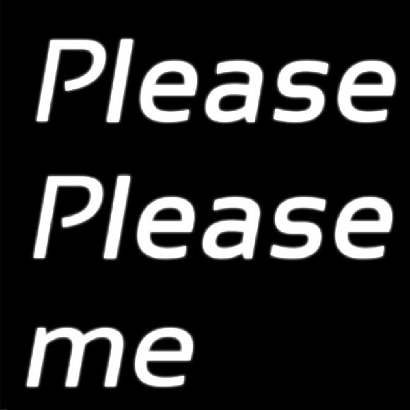 Please Please Me Neonskylt