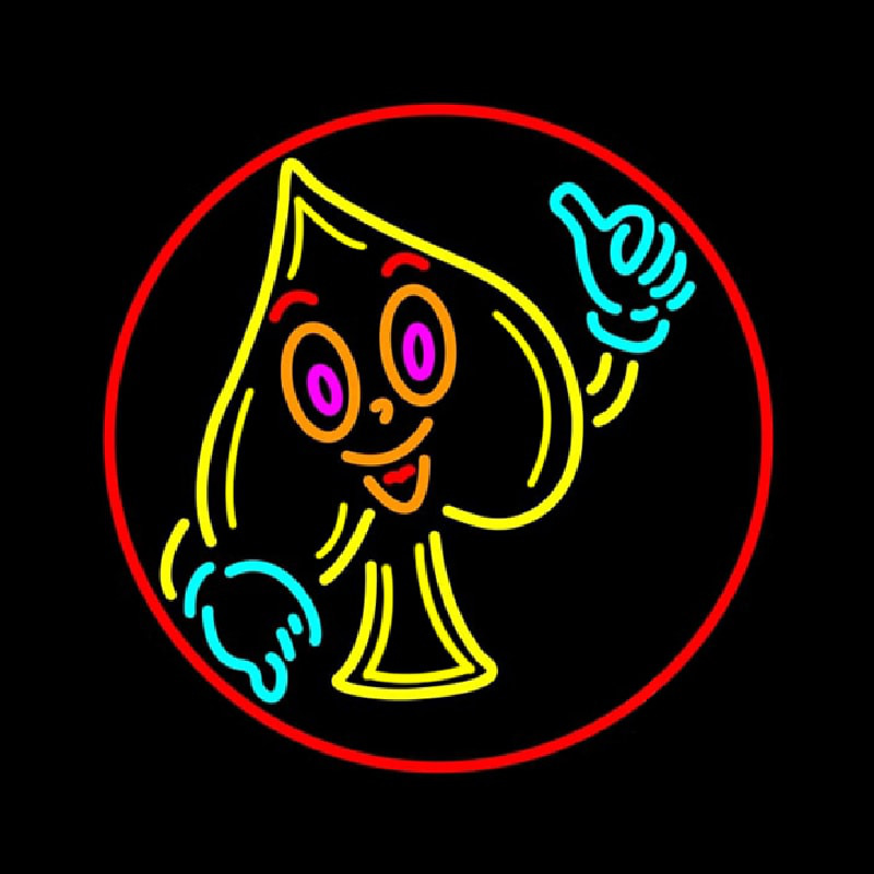 Poker Icon 1 Neonskylt