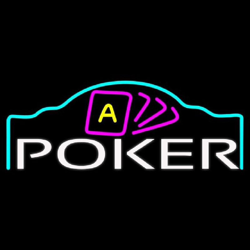 Poker King 6 Neonskylt