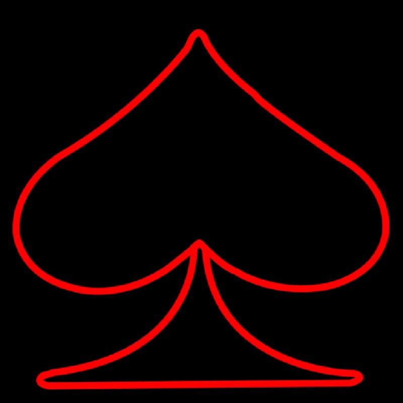 Poker Symbol Neonskylt
