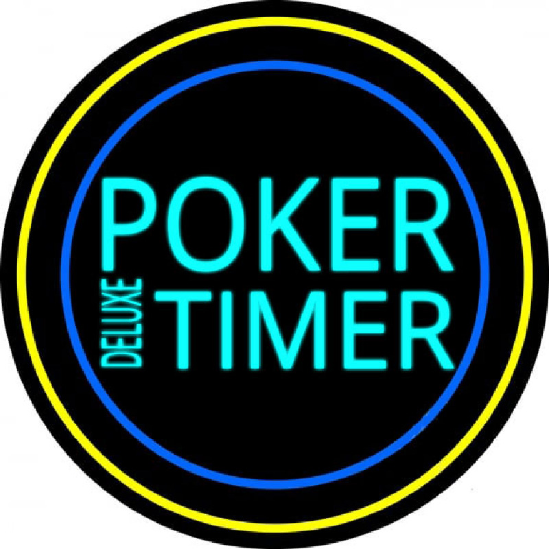 Poker Timer Delu e Neonskylt