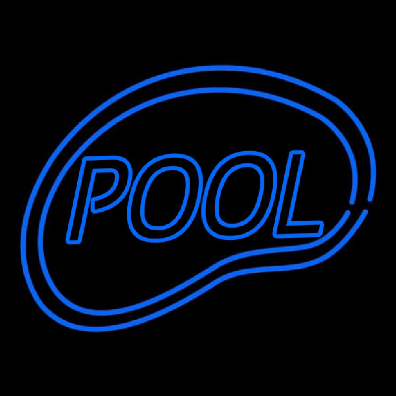 Pool Swimming Neonskylt