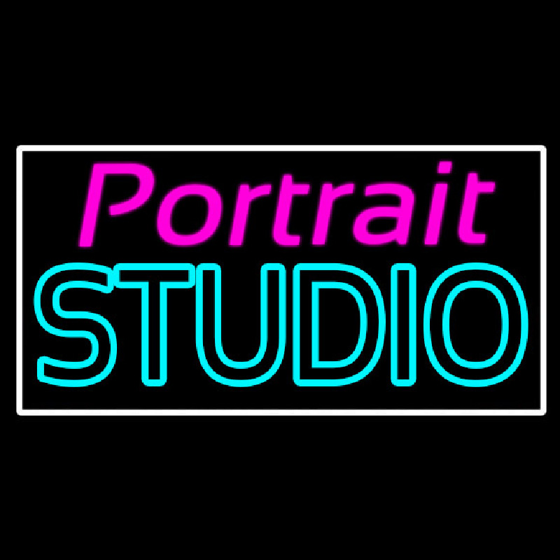 Portrait Studio Neonskylt