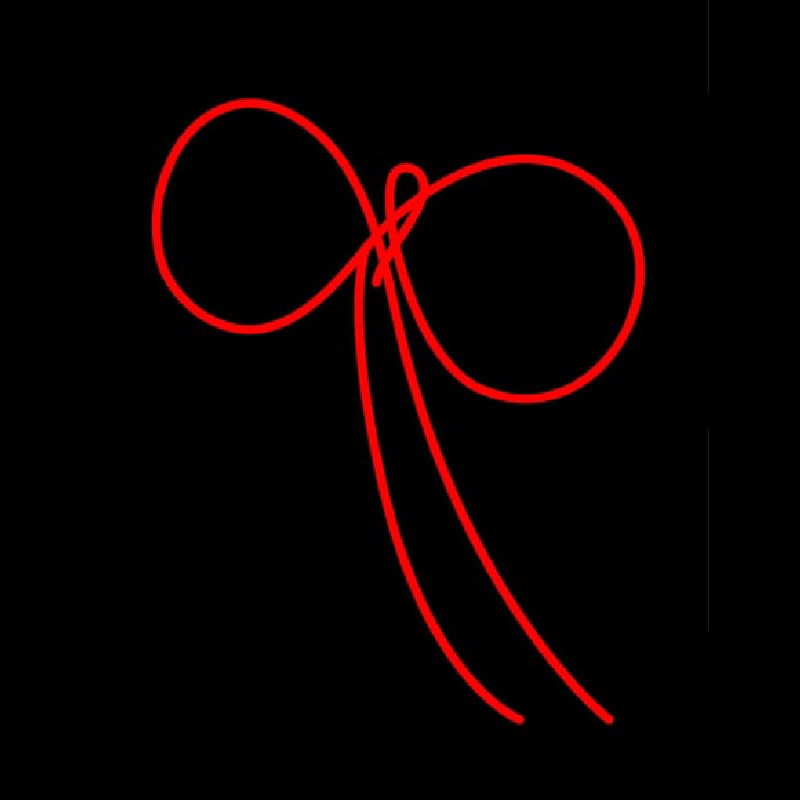 Pow Style Tie Logo Neonskylt