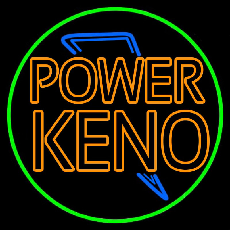 Power Keno 1 Neonskylt