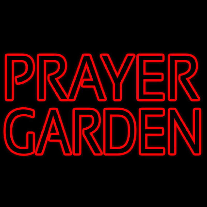 Prayer Garden Neonskylt