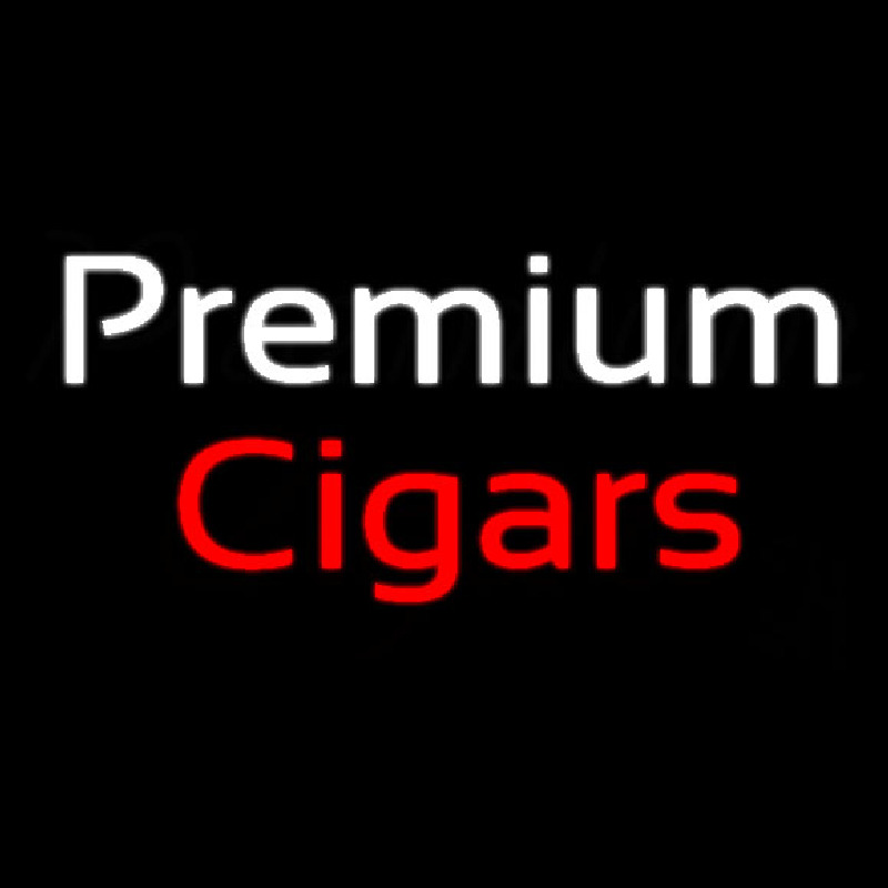 Premium Cigars Neonskylt