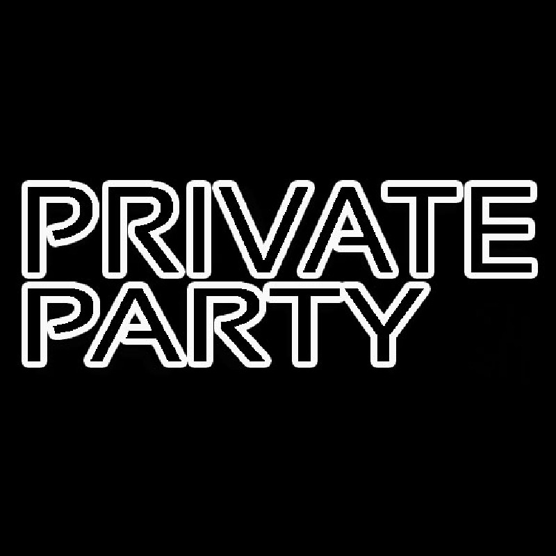 Private Party Neonskylt