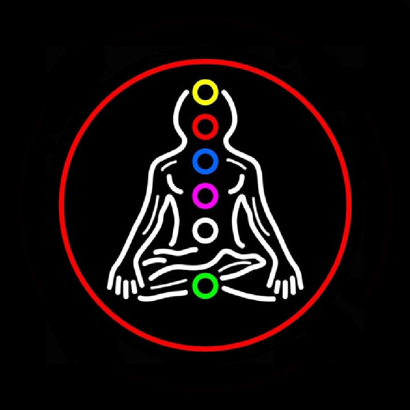 Psychic Health With Red Border Neonskylt