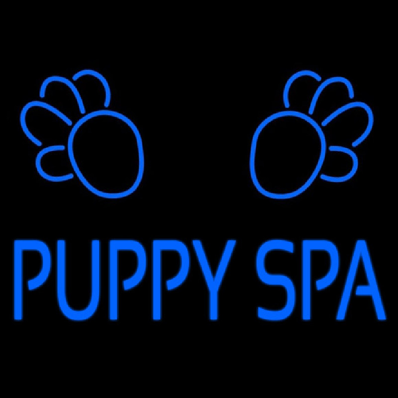 Puppy Spa Neonskylt