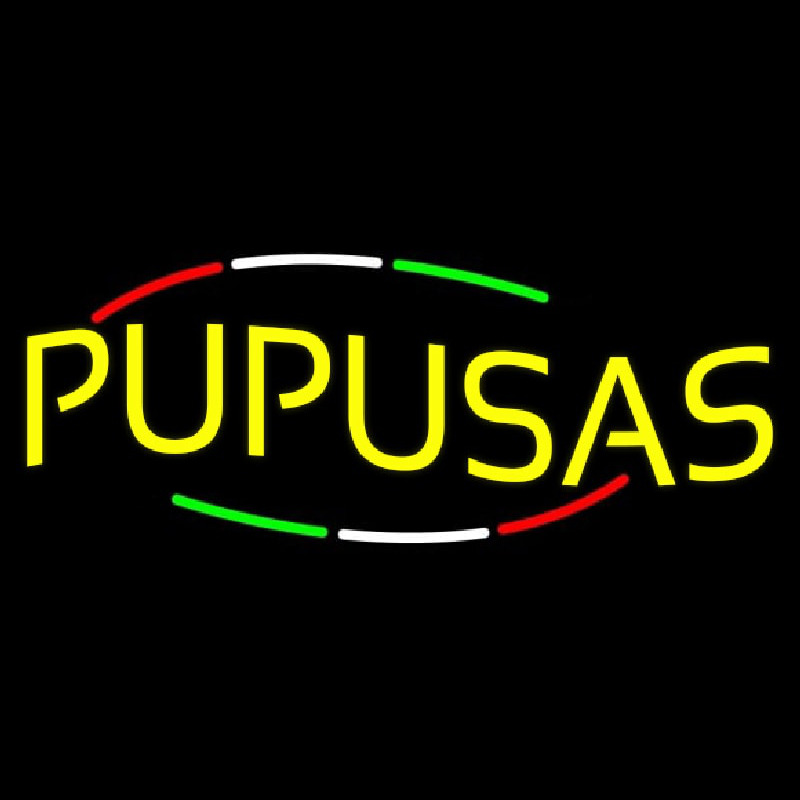 Pupusas Neonskylt