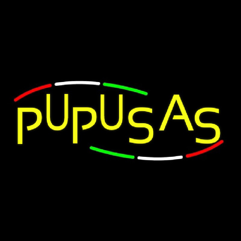 Pupusas Neonskylt