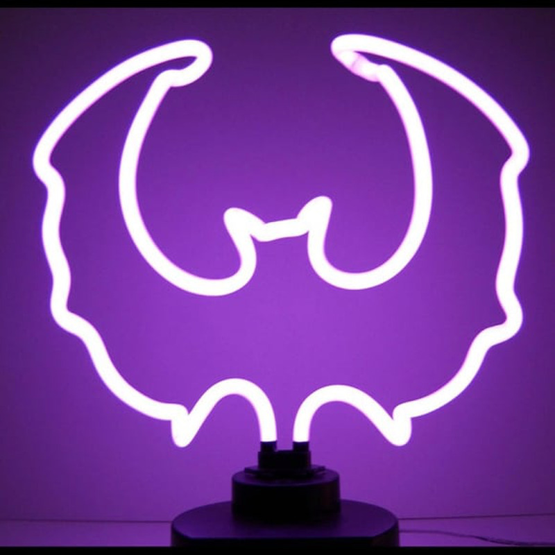 Purple Batman Desktop Neonskylt