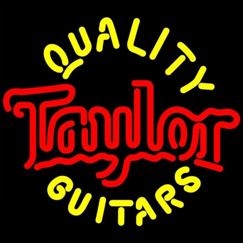 Quality Taylor Guitars Neonskylt