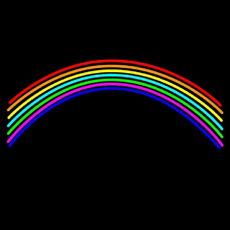 Rainbow Blank Neonskylt