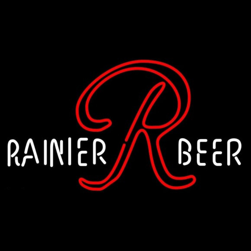 Rainier 1950s 1960s Bar Beer Sign Neonskylt