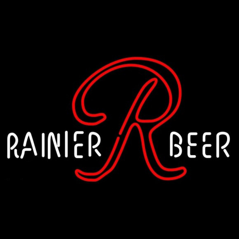 Rainier 1950s 1960s Bar Beer Sign Neonskylt