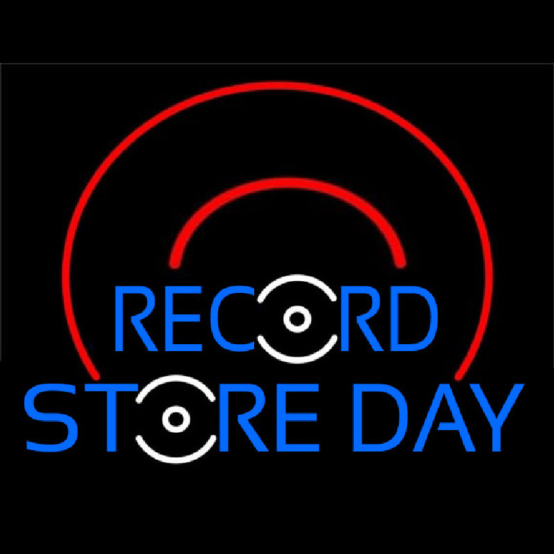 Record Store Day Neonskylt
