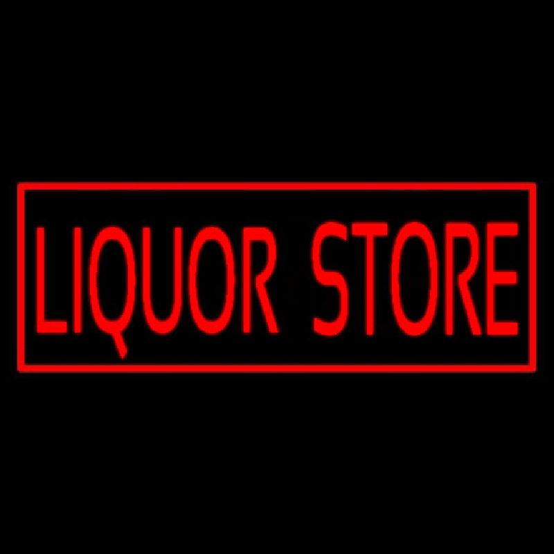 Rectange Liquor Store Neonskylt