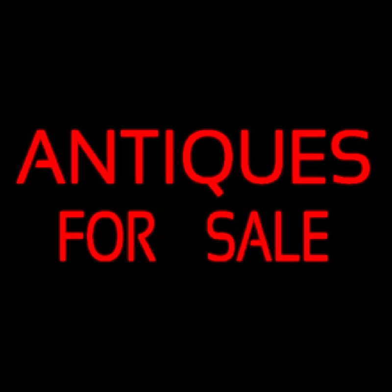 Red Antiques For Sale Neonskylt