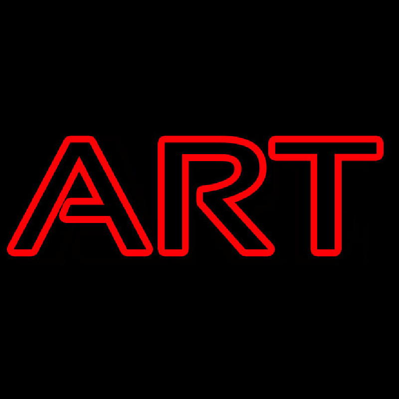 Red Art 6 Neonskylt