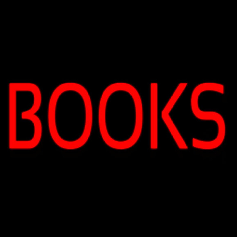 Red Books Neonskylt