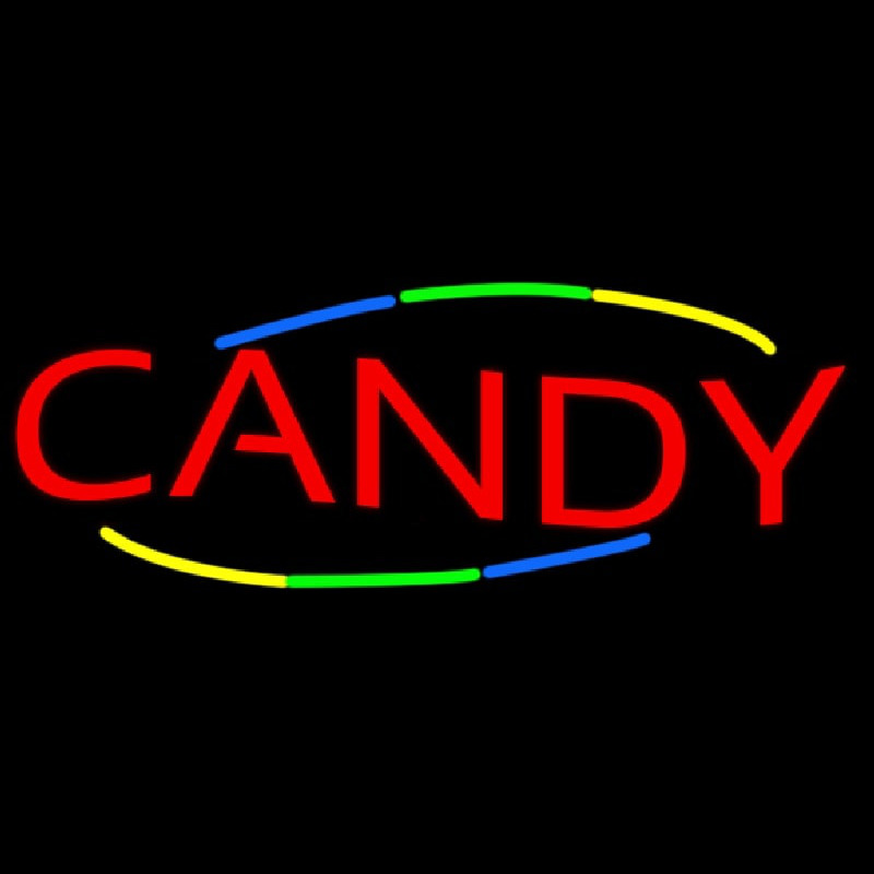 Red Candy Neonskylt