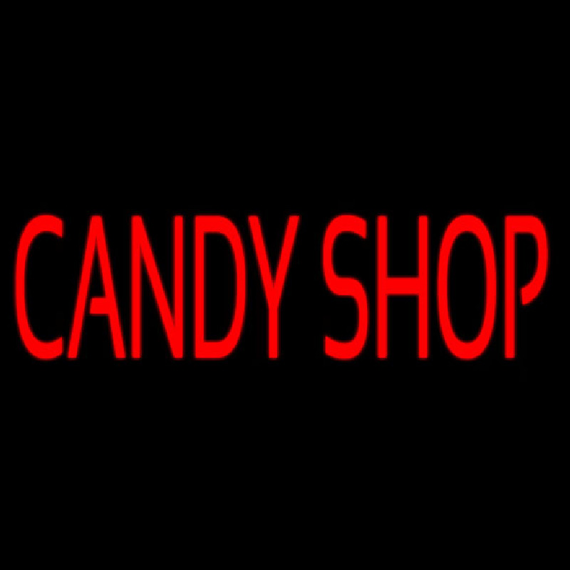 Red Candy Shop Neonskylt
