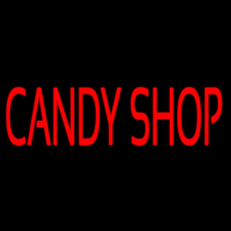 Red Candy Shop Neonskylt