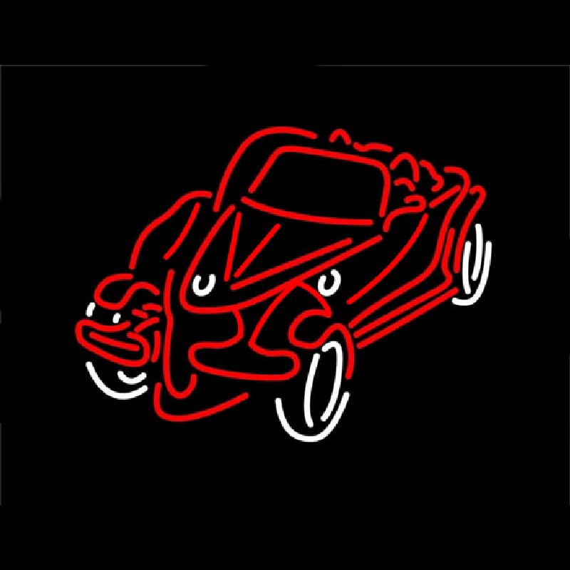Red Car Neonskylt