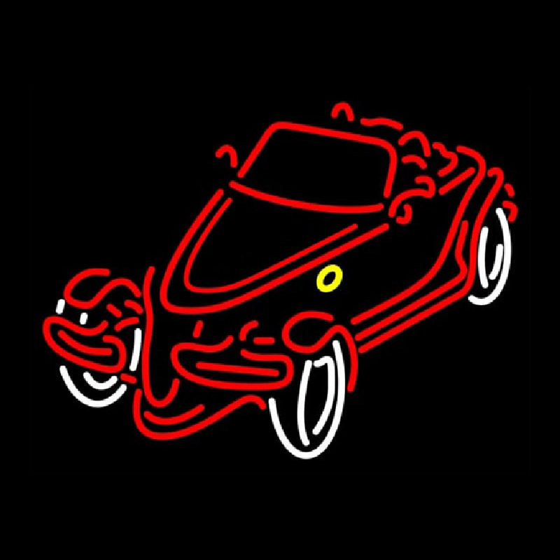 Red Car Neonskylt