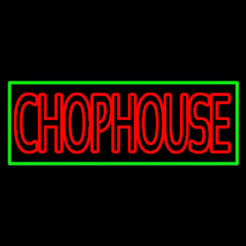 Red Chophouse Neonskylt