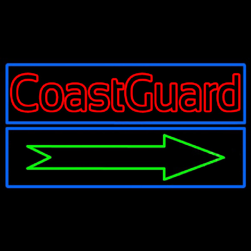 Red Coast Guard Neonskylt