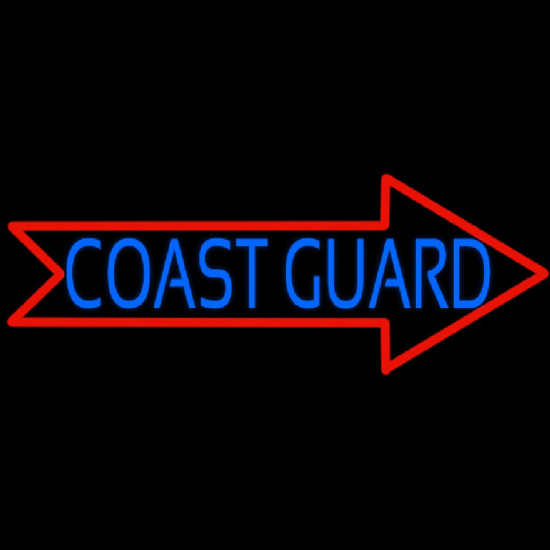 Red Coast Guard Neonskylt