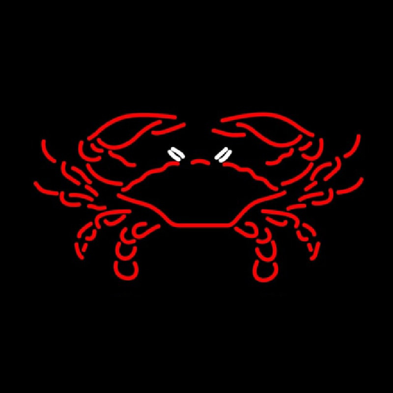 Red Crab Neonskylt