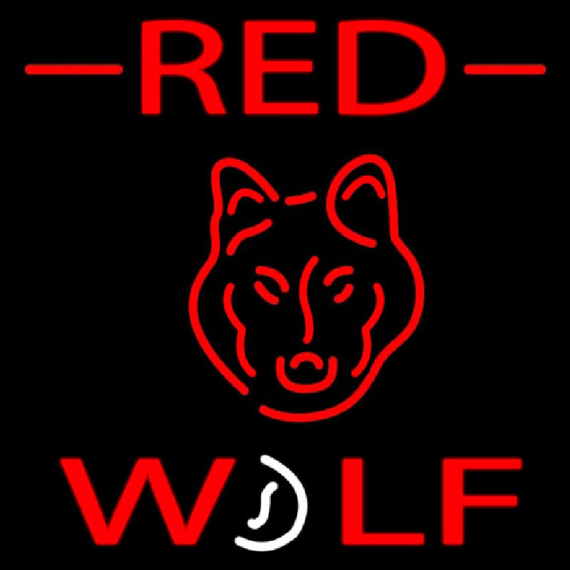 Red Dog Logo Neonskylt