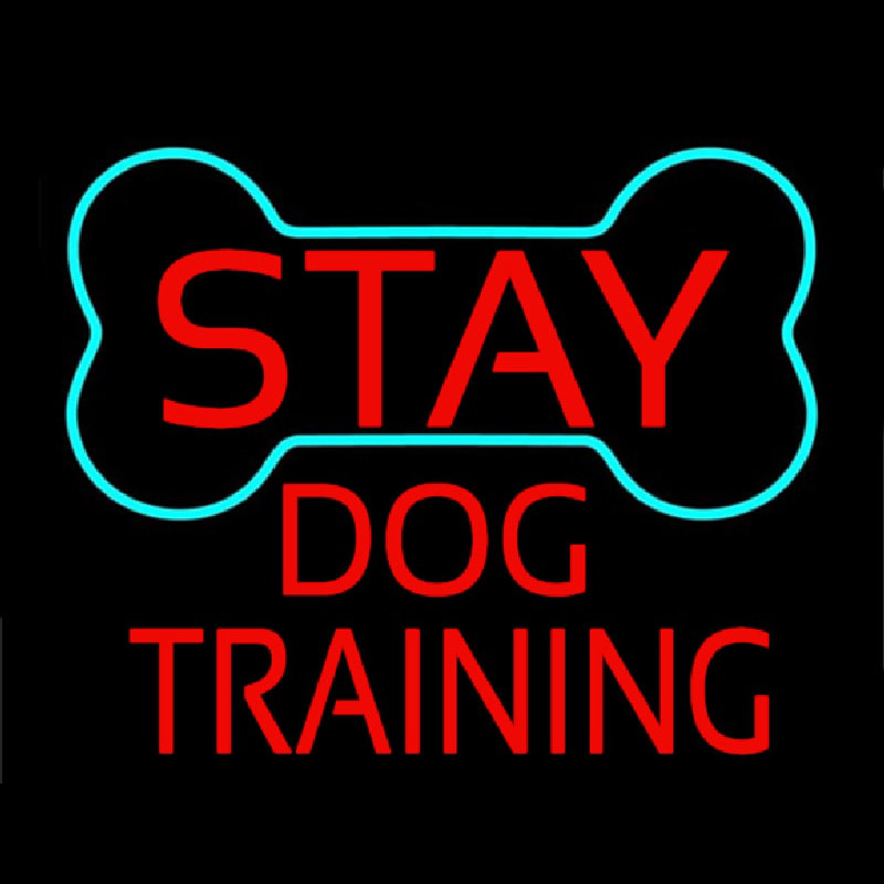 Red Dog Training Block 1 Neonskylt