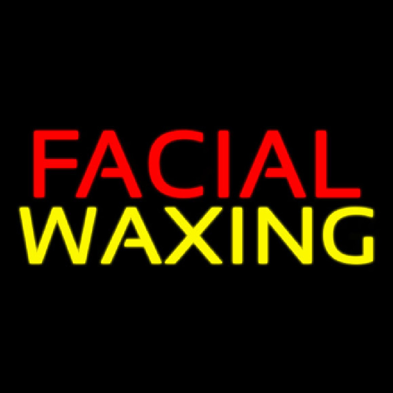 Red Facial Yellow Wa ing Neonskylt