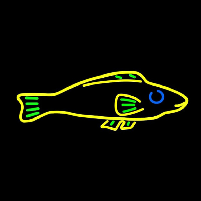 Red Fish Neonskylt