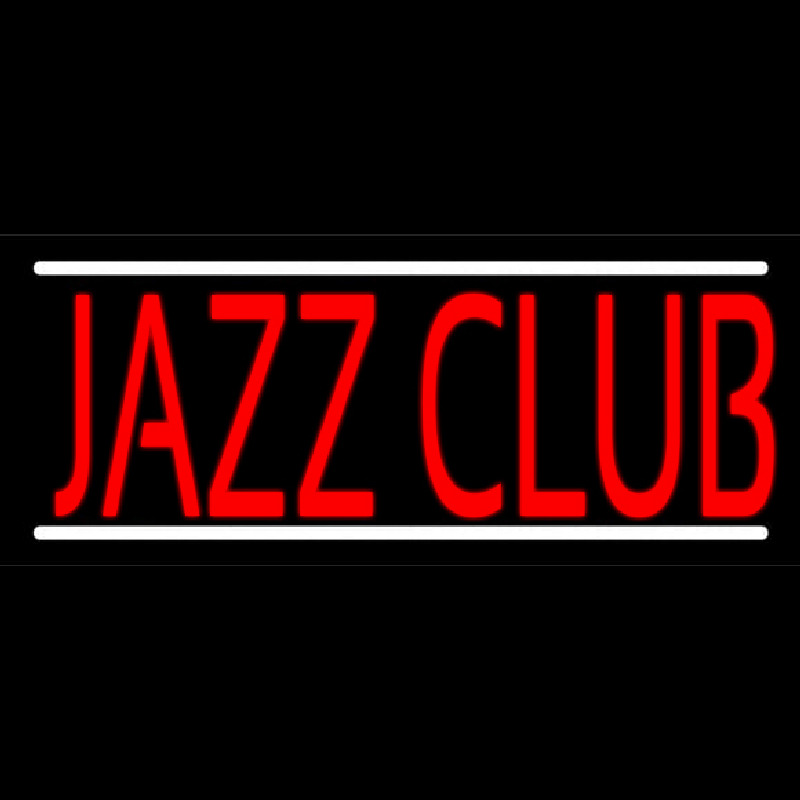 Red Jazz Club Neonskylt