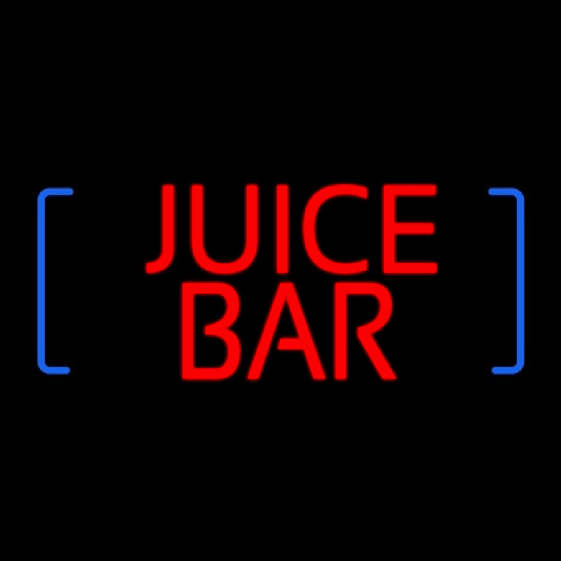 Red Juice Bar Neonskylt