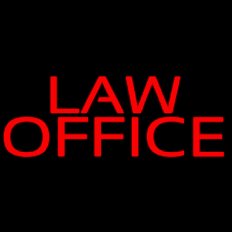 Red Law Office Neonskylt