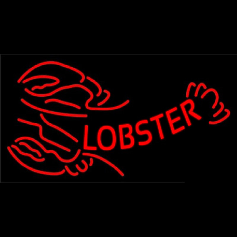 Red Lobster Logo Neonskylt