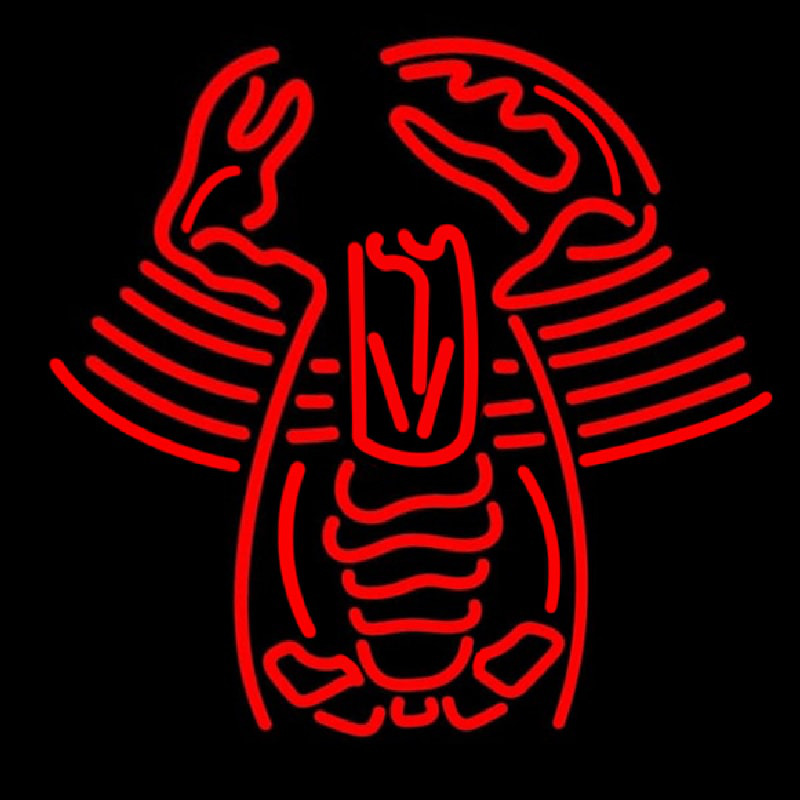 Red Lobster Logo Neonskylt